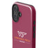Virginia Tech University Hokiebird iPhone 16 Impact Case